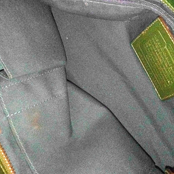 Coach Emerald Green Vintage Purse - Picture 5 of 6